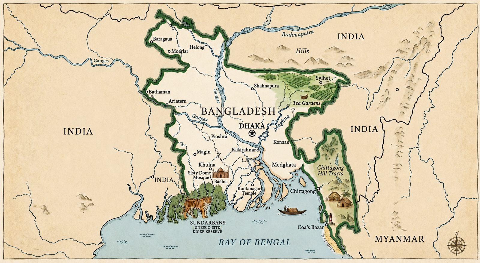 India and Bangladesh Tour